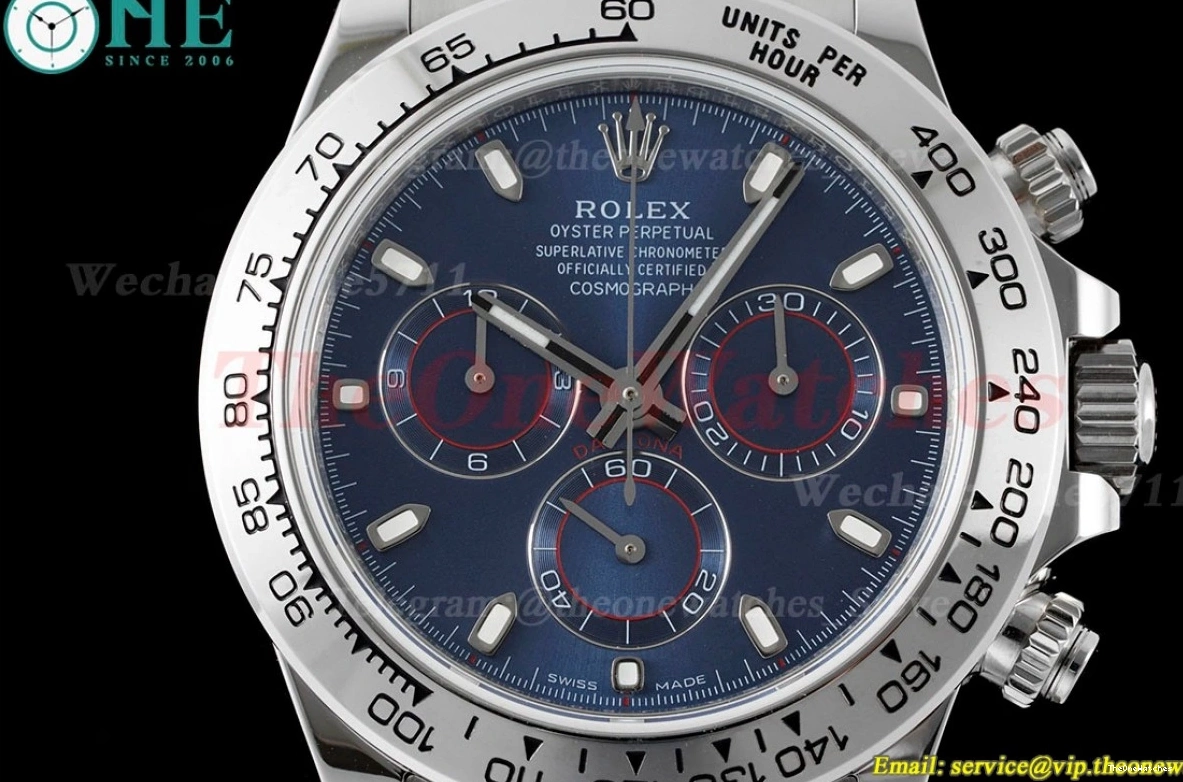 EWF Daytona Bule SS Dial A7750 904 Dark 116509 SS 0108